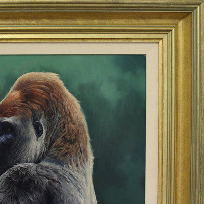 Western Lowland Gorilla - Original Oil Painting